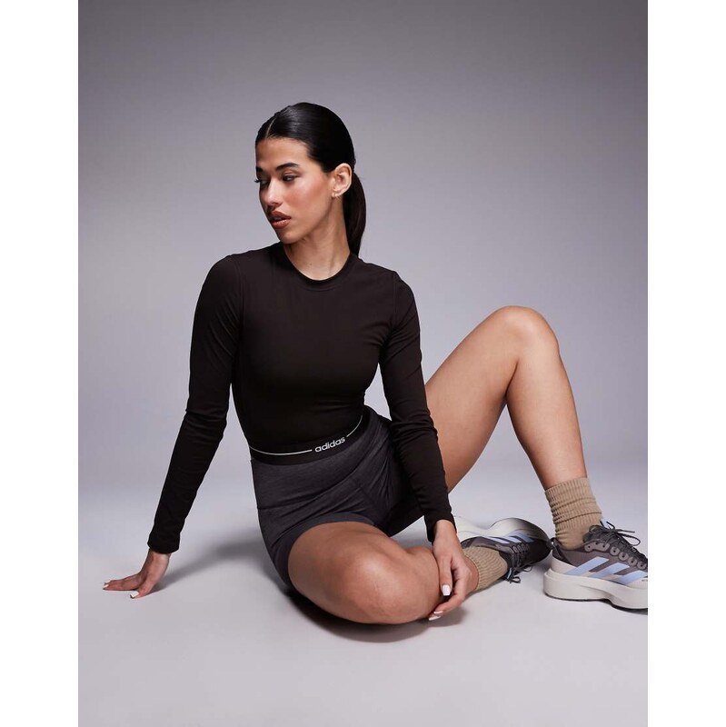 adidas performance adidas Training Hyperglam linear long sleeve top in 113297175