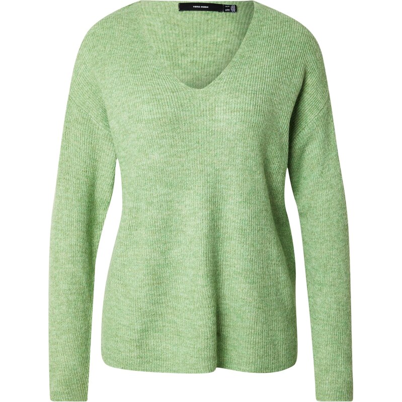 VERO MODA Svetr VMLefile zelený melír