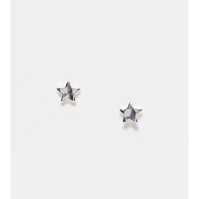 Kingsley Ryan star stud earrings in silver