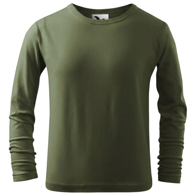 DĚTSKÉ TRIČKO khaki Malfini Fit-T LS