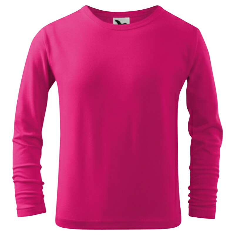 Dívčí tričko malinové Malfini Fit-T LS