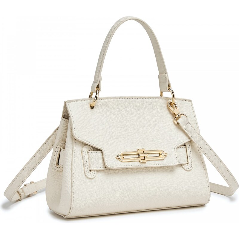 Miss Lulu Kabelka Twist Lock Beige 112652025