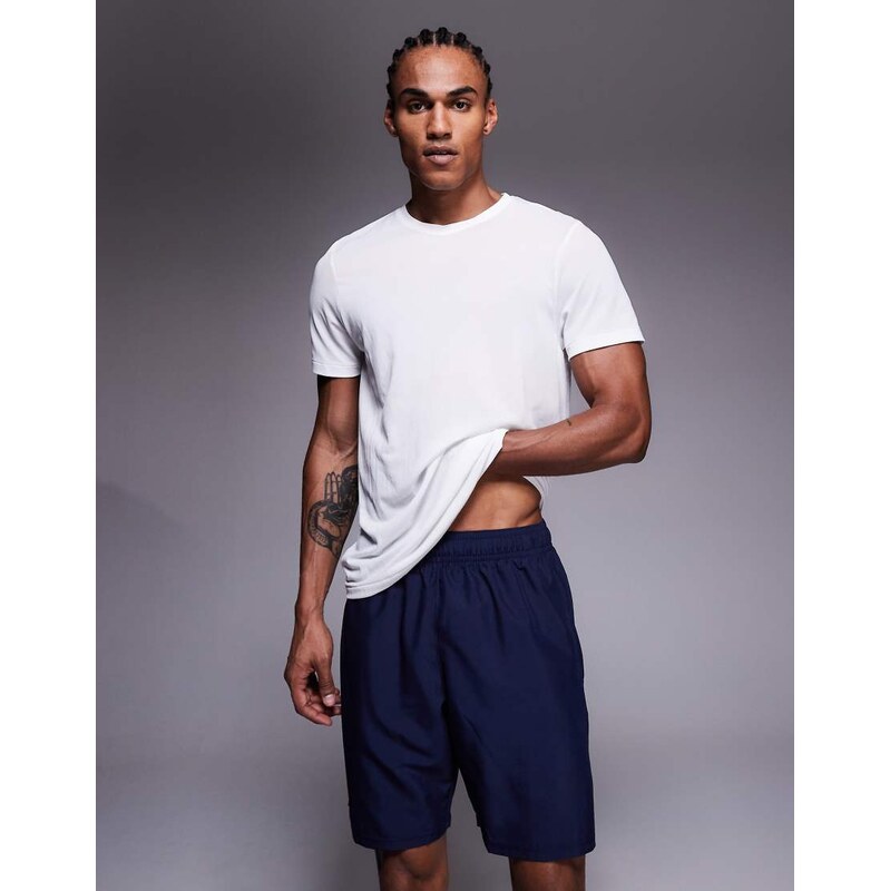 Under Armour Tech Wordmark woven shorts in midnight navy