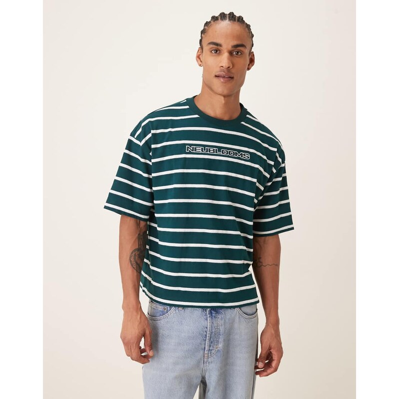 ASOS DESIGN boxy oversized t-shirt with embroidered logo in