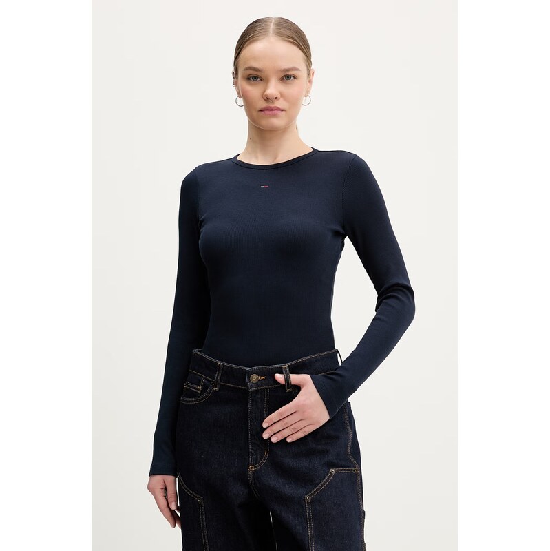 Tommy Jeans Tričko s dlouhým rukávem Tommy Jeans 2-pack