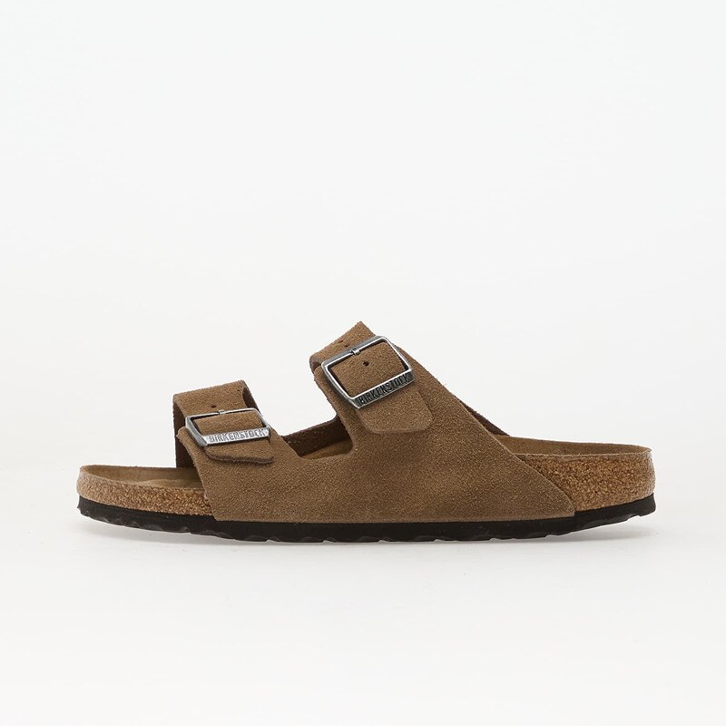 Birkenstock Arizona Soft Footbed Suede Leather Unisex Dark Tea