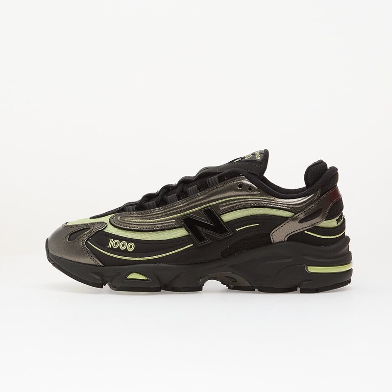 New Balance 1000 Black Metallic/ Dry Lime Ykk