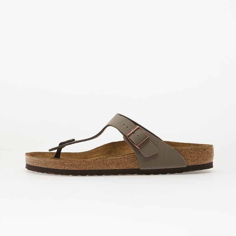 Birkenstock Gizeh Birkibuc Unisex Stone 112656963