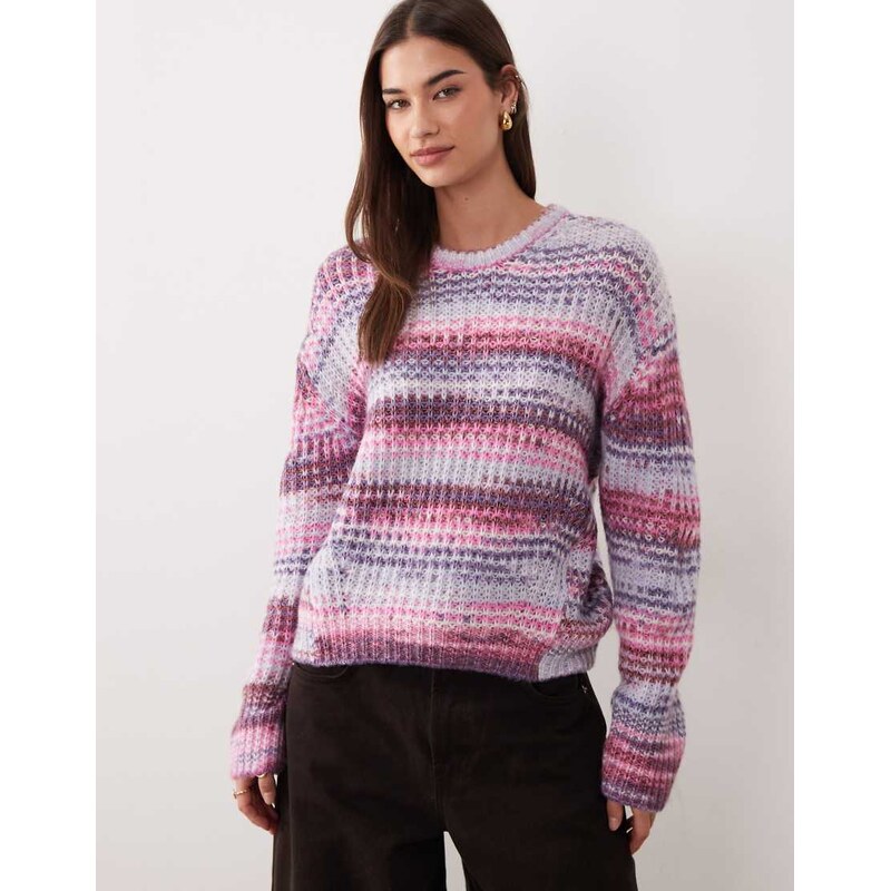 JJXX space dye jumper in multi