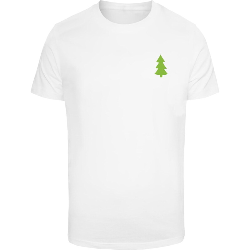 Merchcode Tričko Christmas Vibes zelená / červená / bílá