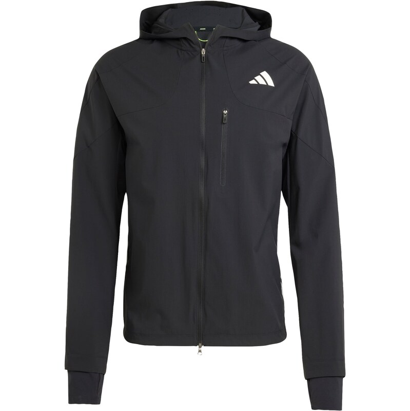 ADIDAS PERFORMANCE Sportovní bunda Adizero černá / bílá