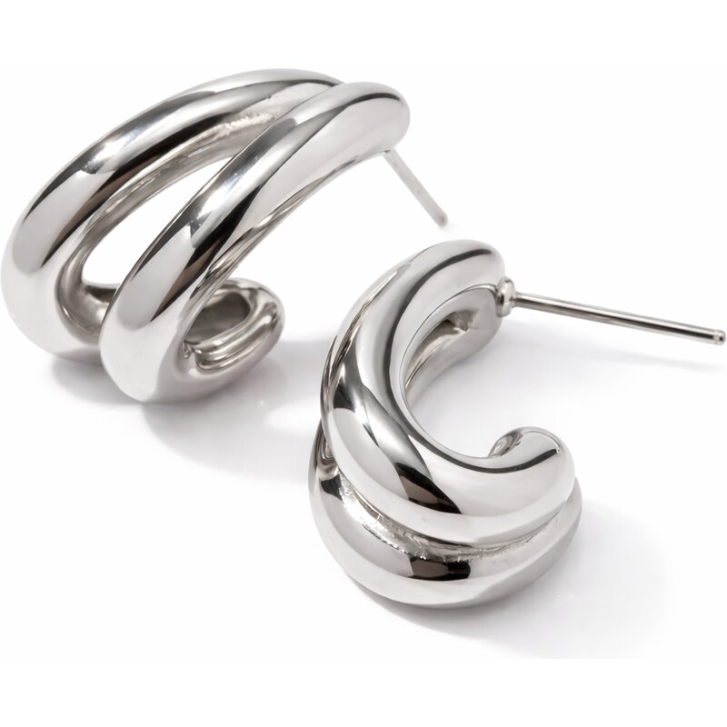 ELENYS Twist – náušnice z prémiové oceli 108610577