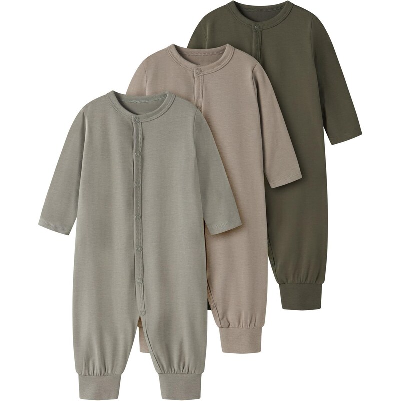 TWO SOON Pyžamo brokátová / khaki / olivová