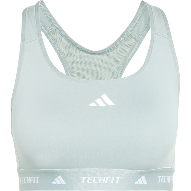 ADIDAS PERFORMANCE Sportovní podprsenka TECHFIT světle zelená / bílá 112658267