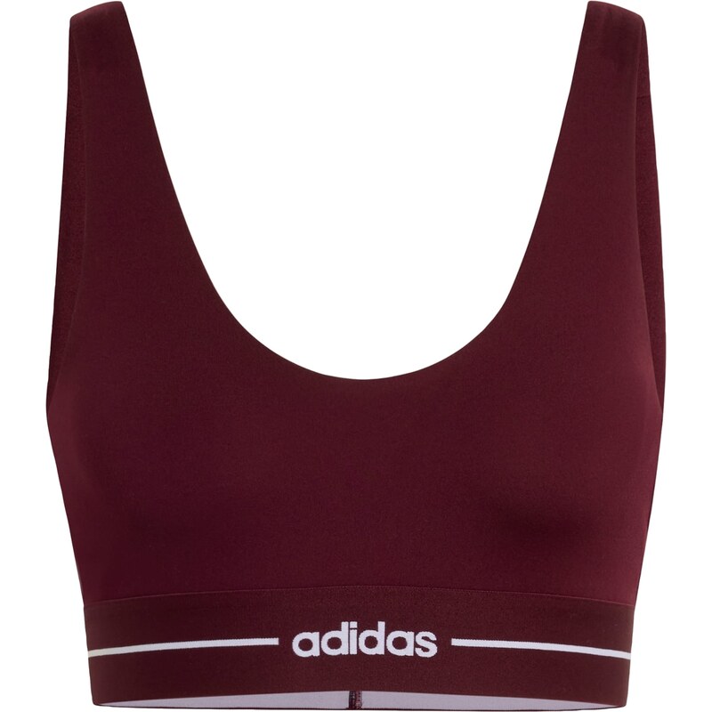 ADIDAS PERFORMANCE Sportovní podprsenka Hyperglam tmavě červená / bílá 112659494