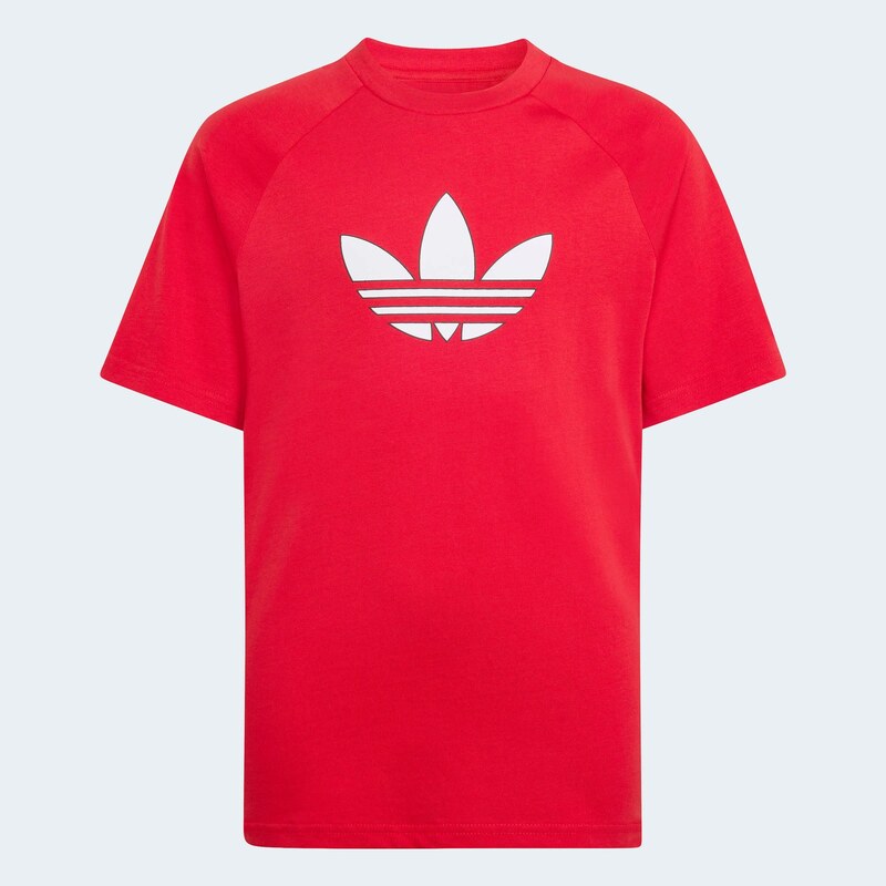 ADIDAS ORIGINALS Tričko červená / bílá