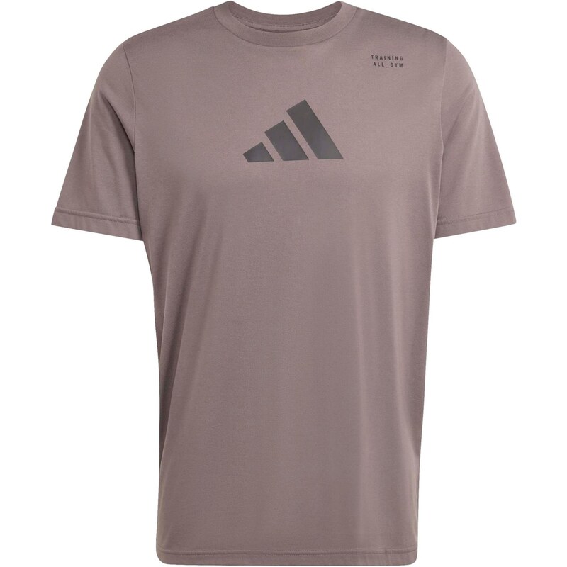 ADIDAS PERFORMANCE Funkční tričko CAT hnědá / černá