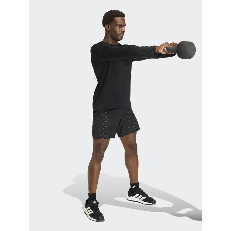 ADIDAS PERFORMANCE Funkční tričko 'WE FLEX' černá / bílá