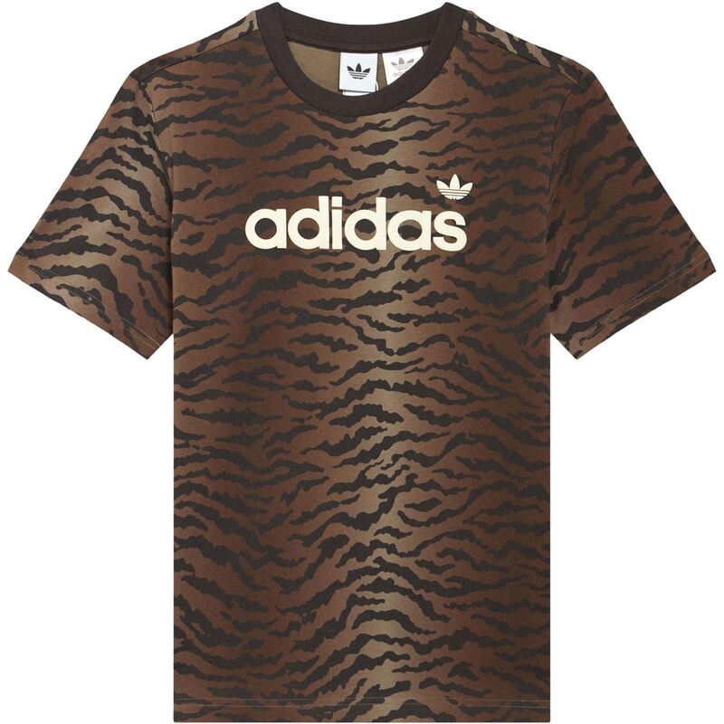ADIDAS ORIGINALS Tričko hnědá / cappuccino / černá / bílá