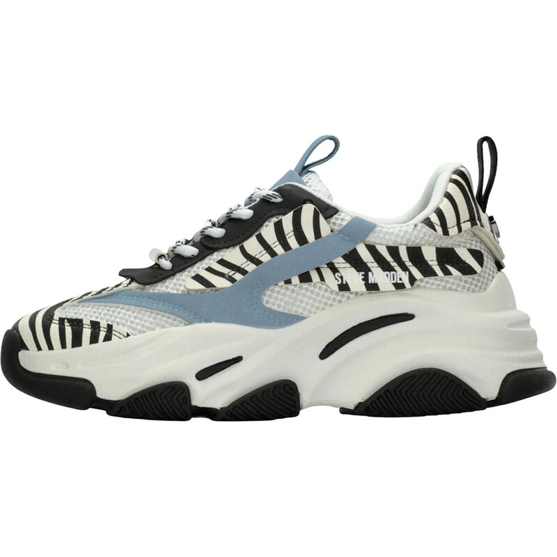 STEVE MADDEN Tenisky 'Possession' safírová / černá / bílá