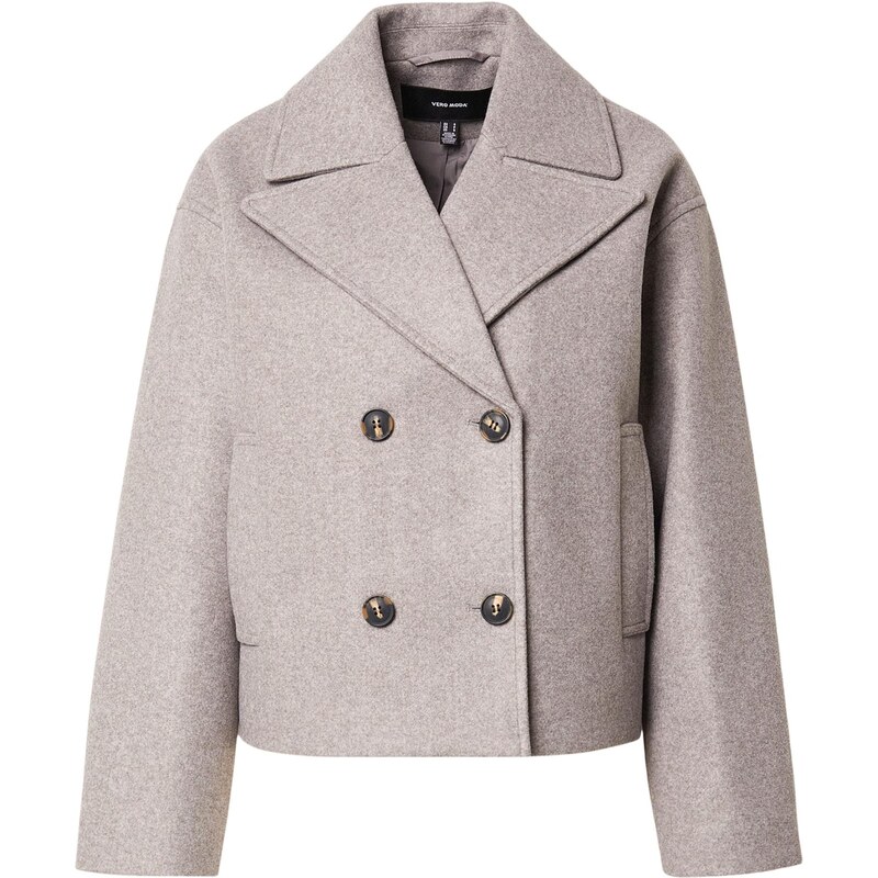 VERO MODA Přechodná bunda VMVinceline hnědý melír