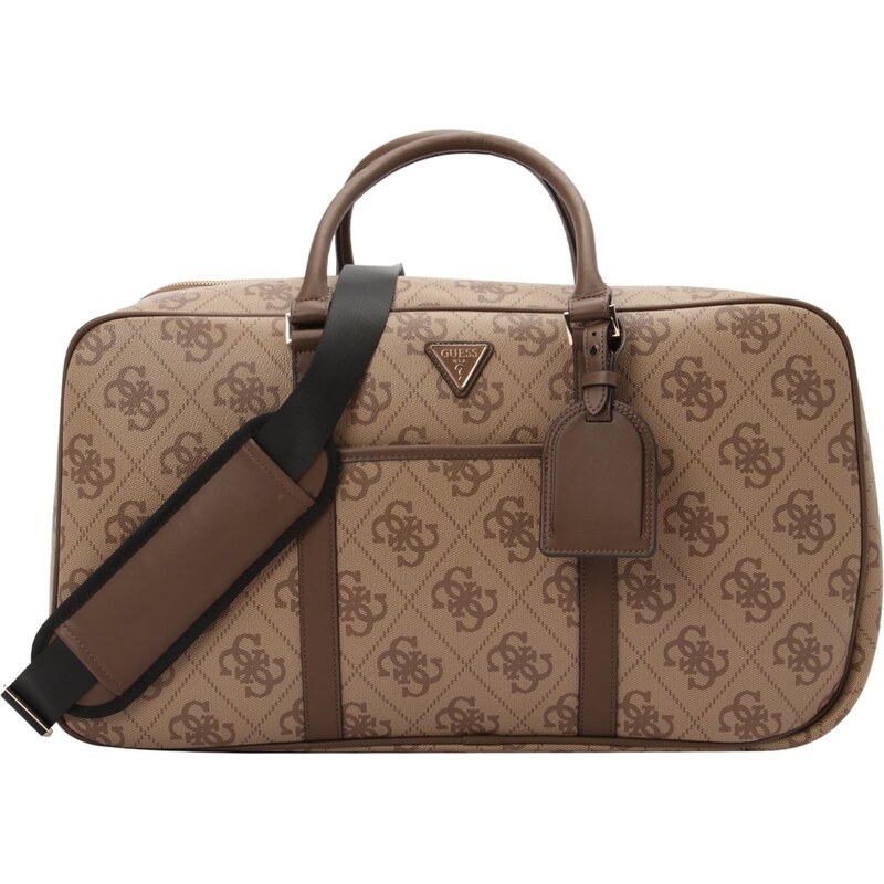 GUESS Taška Weekender Berta hnědá / tmavě hnědá 112661181