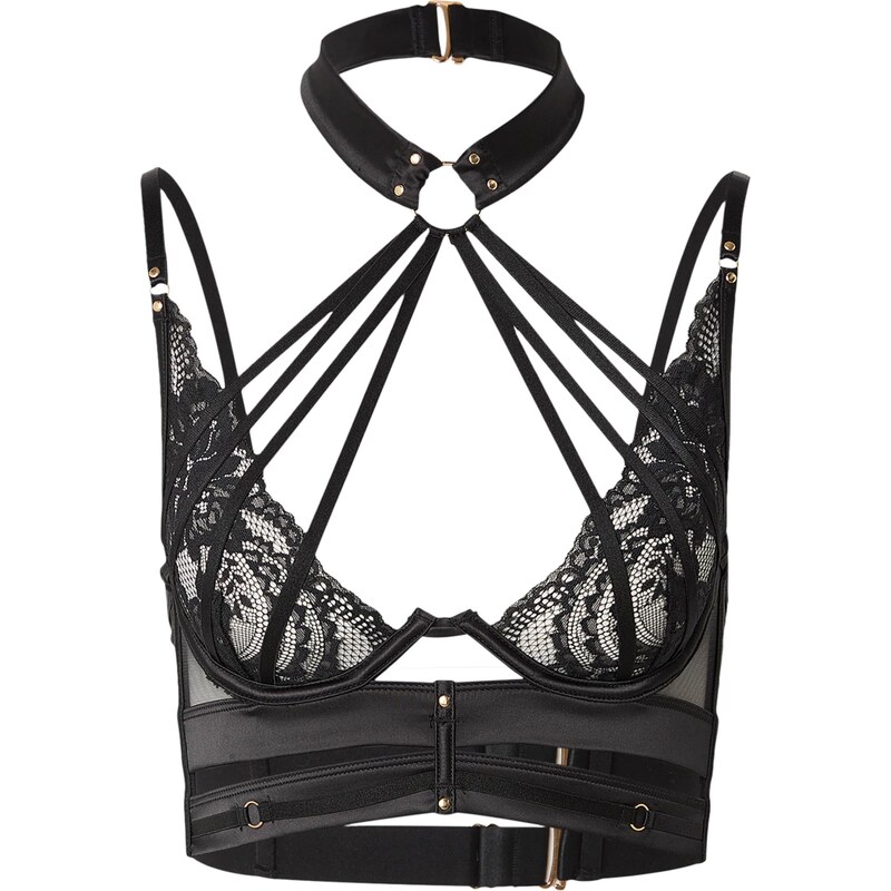 Hunkemöller Podprsenka Emmeline Up černá