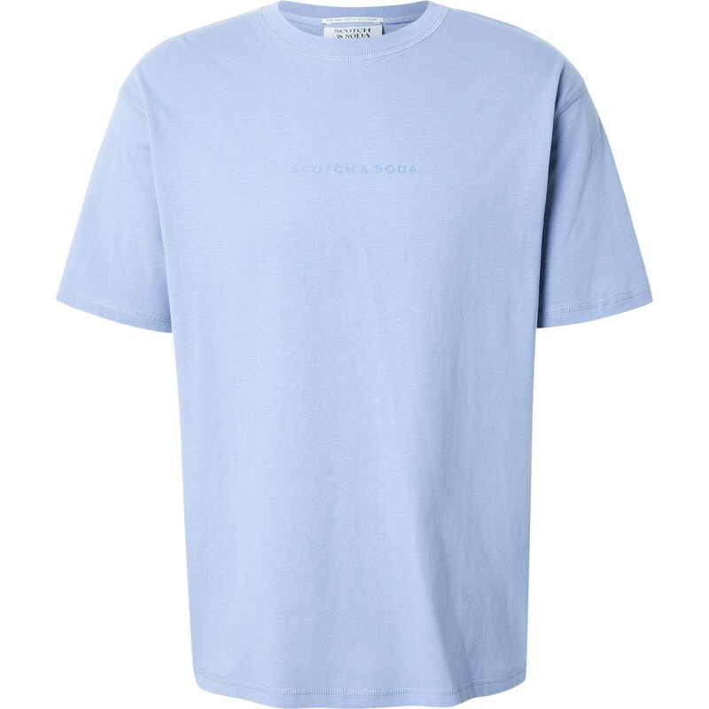 SCOTCH & SODA Tričko Seasonal Core opálová / světlemodrá