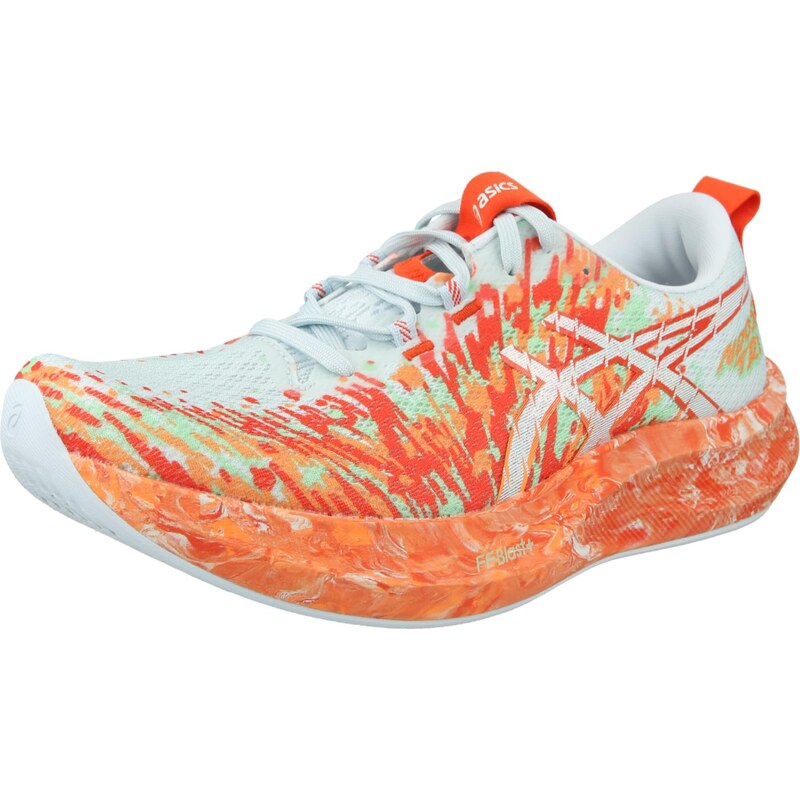 ASICS Běžecká obuv 'NOOSA TRI 16' pastelová modrá / světle zelená / humrová / jasně oranžová