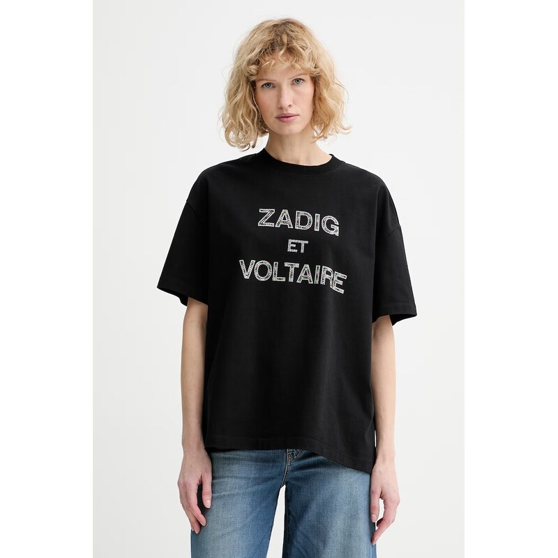 Zadig&Voltaire Bavlněné tričko ZADIG&VOLTAIRE