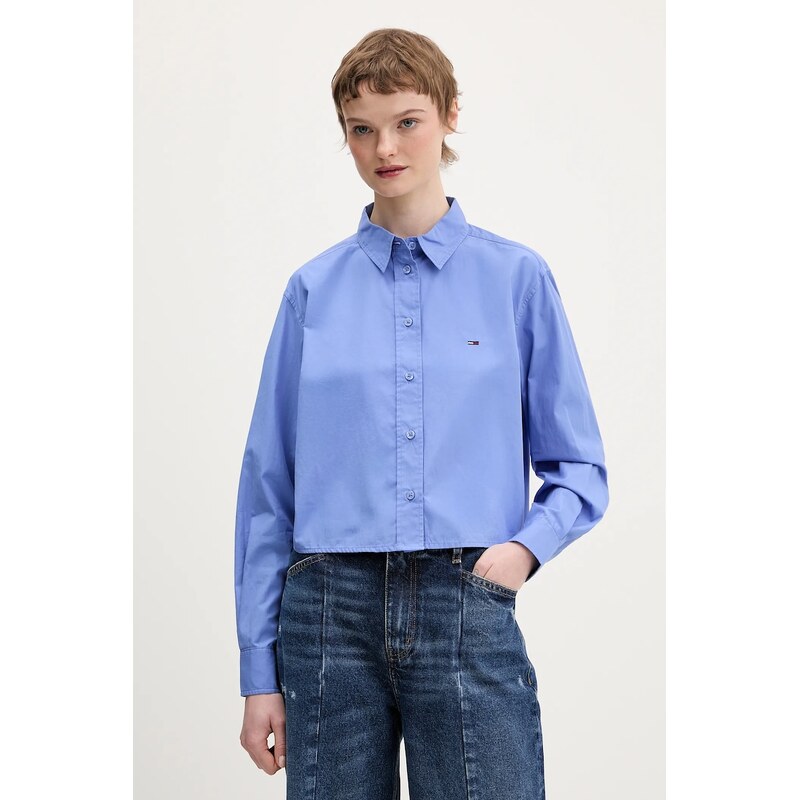 Tommy Jeans Bavlněná košile Tommy Jeans