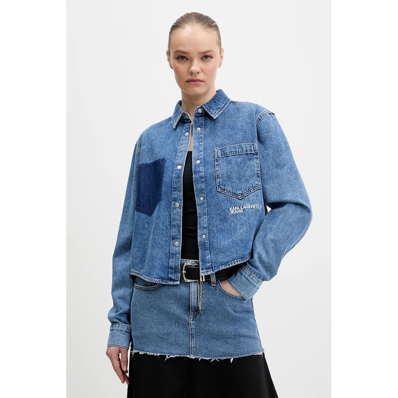 Karl Lagerfeld Jeans Džínová košile Karl Lagerfeld Jeans
