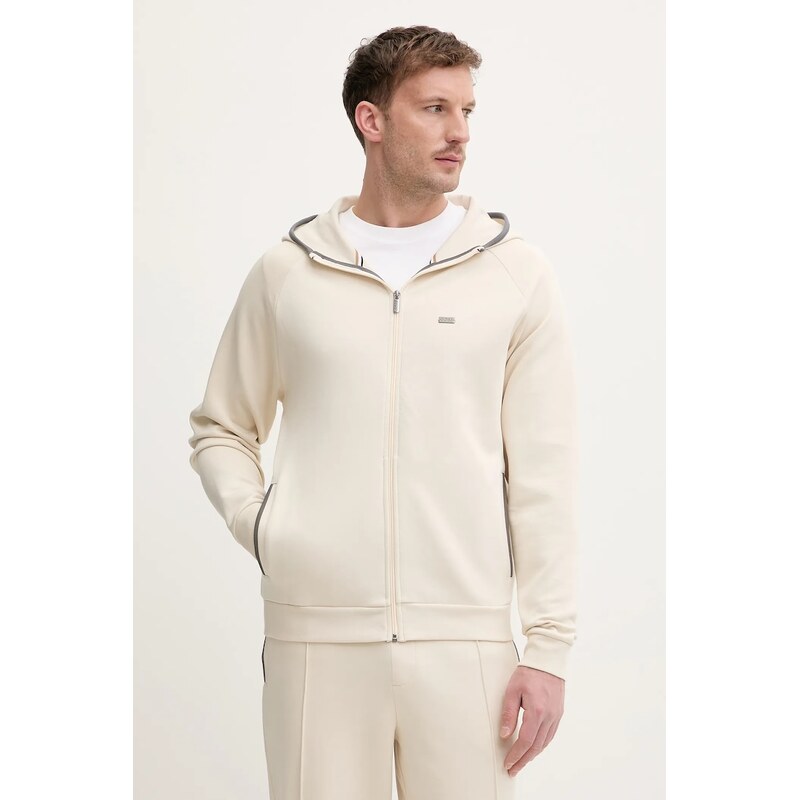 BOSS rozepínací mikina s kapucí pánská Sense Hooded Jacket
