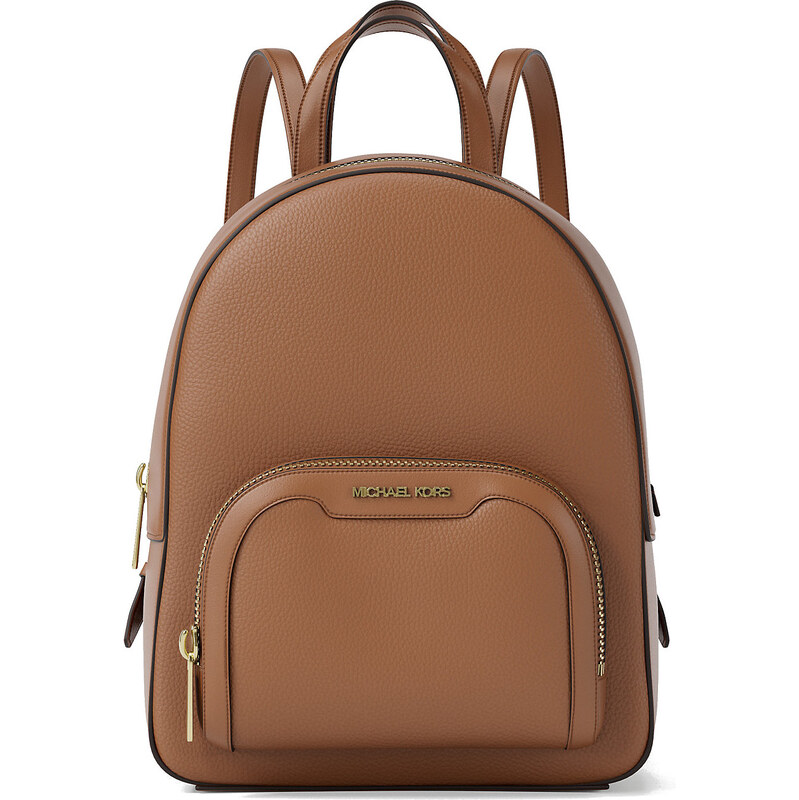 Michael Kors kožený batoh Jaycee Mini hnědý 112792755