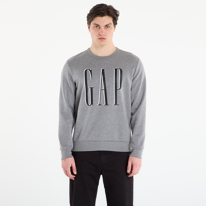 Mikina GAP V-Lw Db Fleece Heather Grey XL