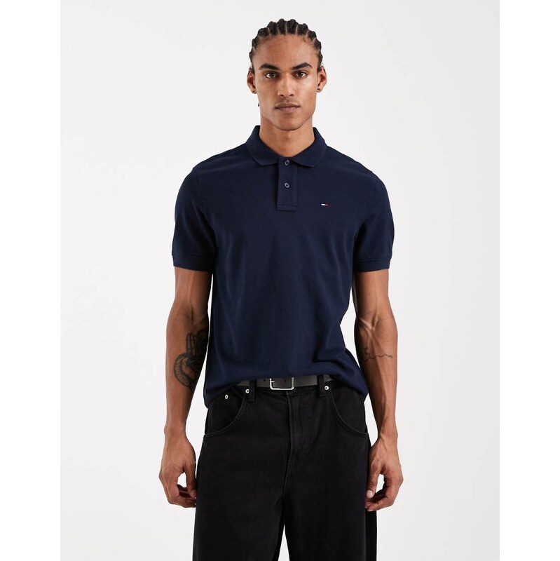 Tommy Jeans essential polo shirt in navy