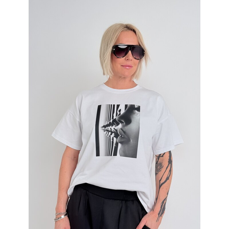MADAME SUE Bílé triko SUE 112679200