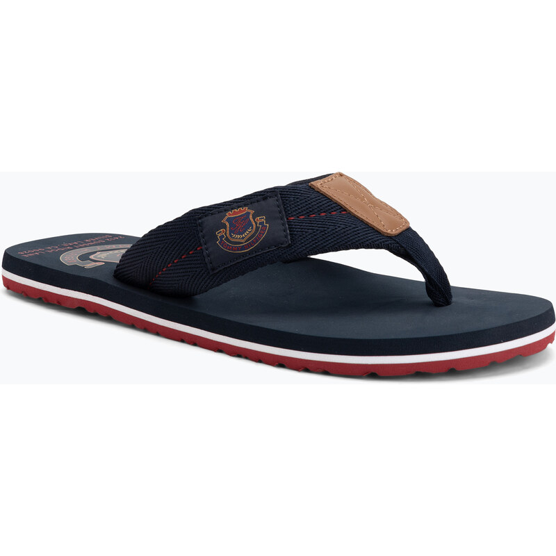 Pánské žabky Tommy Hilfiger Patch Beach Sandal desert sky