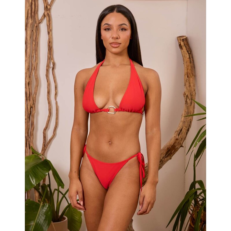 Wolf & Whistle Fuller Bust X Georgia Bayliss halter bikini top