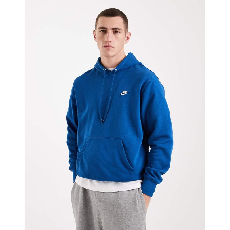 Nike Club hoodie in blue