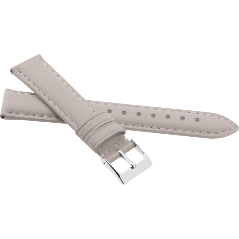 JVD Unisex béžový kožený řemínek na hodinky R41322/14