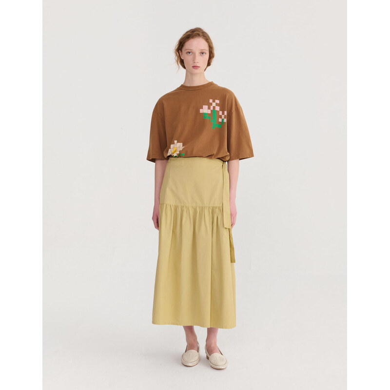 Bobo Choses Sukně Field Notes Dried Hay XS