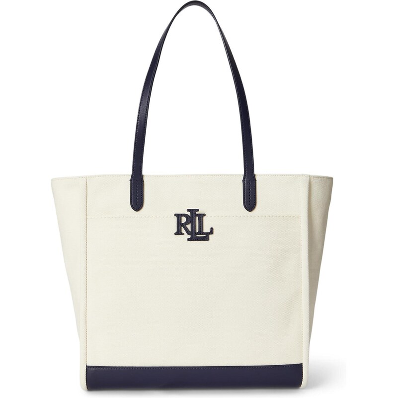 Lauren Ralph Lauren Nákupní taška krémová / námořnická modř 112684989