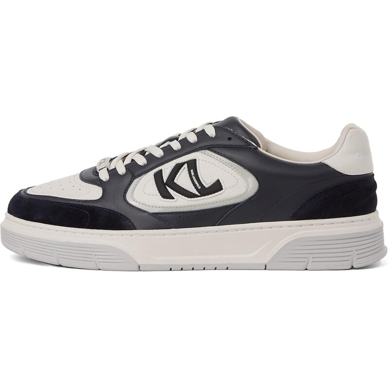 KARL LAGERFELD JEANS Tenisky marine modrá / bílá
