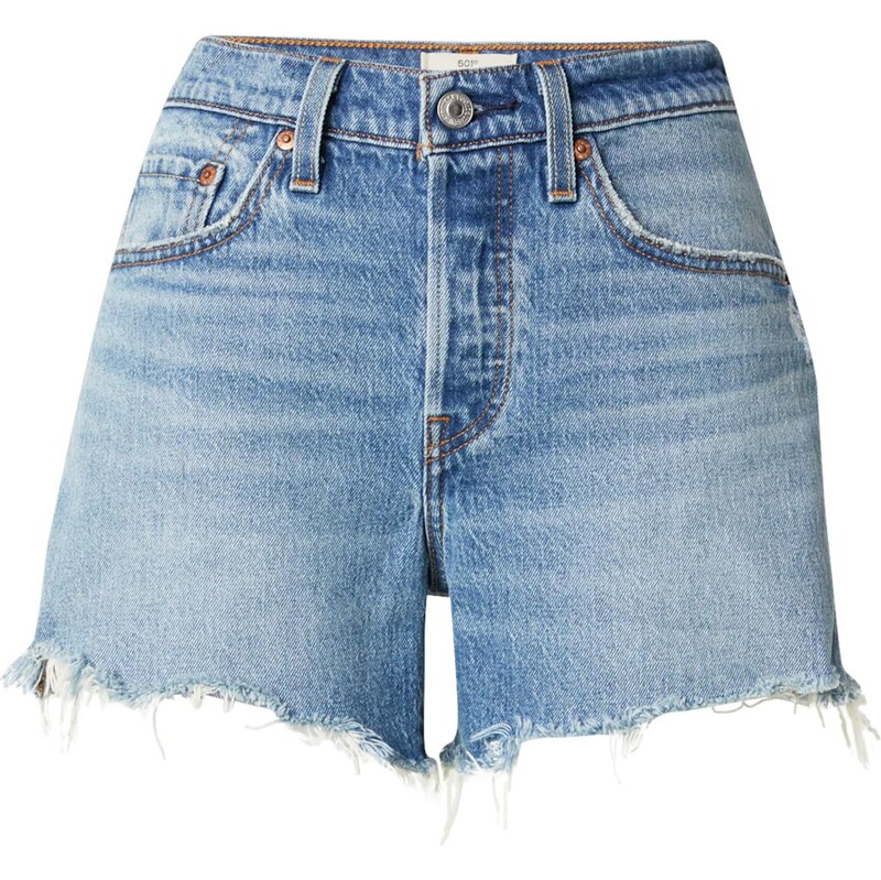 LEVIS  Džíny 501 Curve Shorts modrá džínovina