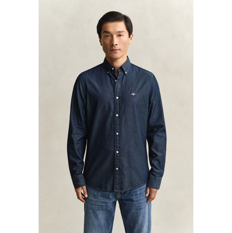 KOŠILE GANT SLIM INDIGO BD DARK INDIGO