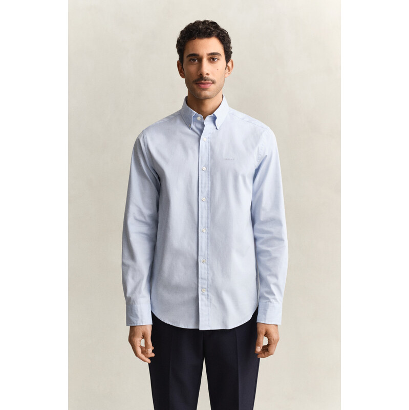 KOŠILE GANT REG PINPOINT OXFORD SHIRT LIGHT BLUE