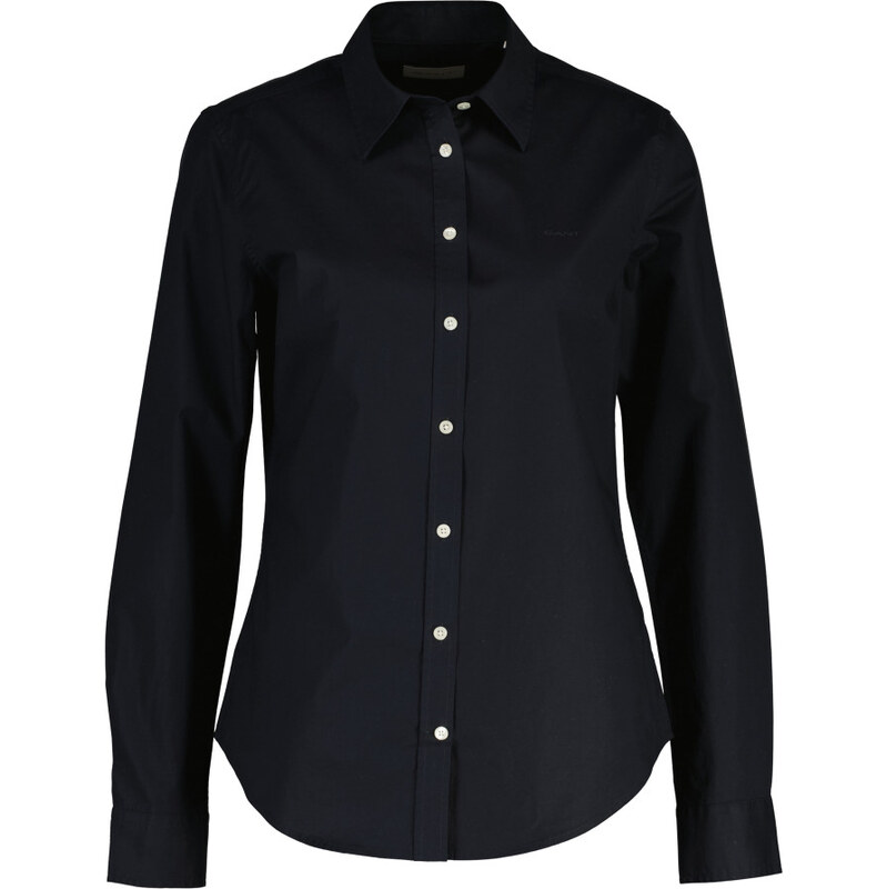 KOŠILE GANT SLIM POPLIN SOLID SHIRT BLACK 112683568
