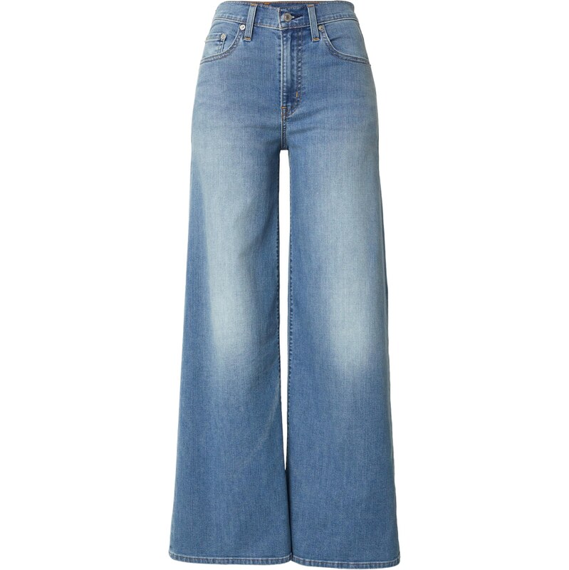 LEVIS  Džíny 728 High Rise Wide Leg modrá džínovina