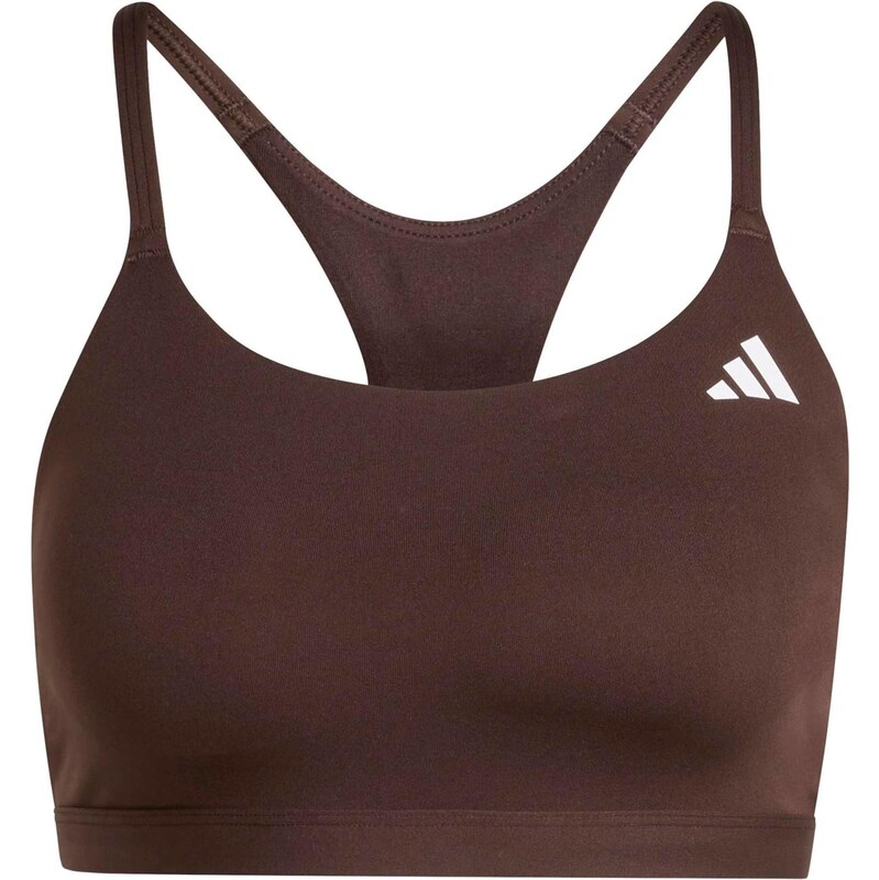 ADIDAS PERFORMANCE Sportovní podprsenka Optime Essentials hnědá